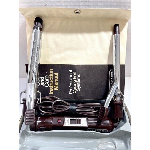 Vintage Vidal Sassoon®️ Professional Mini Max Curling Iron System/ Kit VS121 - Picture 6 of 9